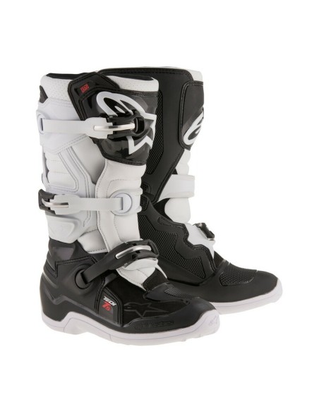 Botas Infantiles Alpinestars Tech 7 S Negro/Blanco