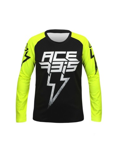 Jersey Infantil Acerbis MX J-Kid Blizzard Blanco/Negro