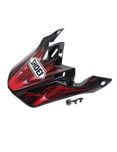 Recambio Visera para Casco Shoei V-430 WFX-W Josh Grant Negro/Rojo