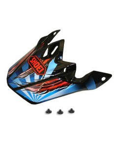 Recambio Visera para Casco Shoei V-430 WFX-W Grant 2 TC1 Negro/Azul