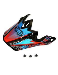 Recambio Visera para Casco Shoei V-430 WFX-W Maelstrom Azul/Rojo