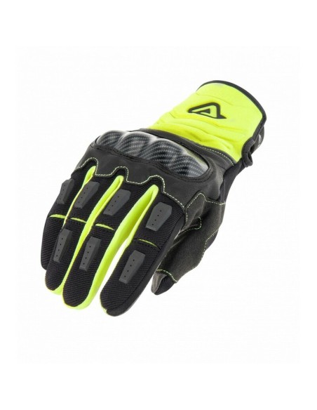 Guantes Acerbis Carbon G 3.0 Amarillo Flúor/Negro
