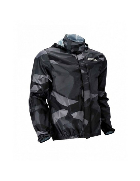 Chubasquero Acerbis X-Dry Camuflaje Negro