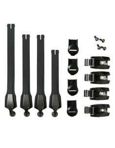 Kit Correas Botas Fox Instinct Negro