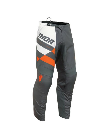 Pantalón Thor Sector Checker Gris/Naranja