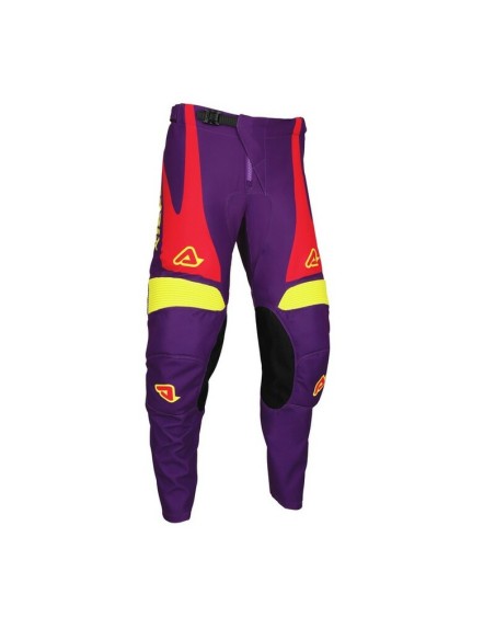 Pantalón Acerbis MX Track Nascar Violeta/Rojo