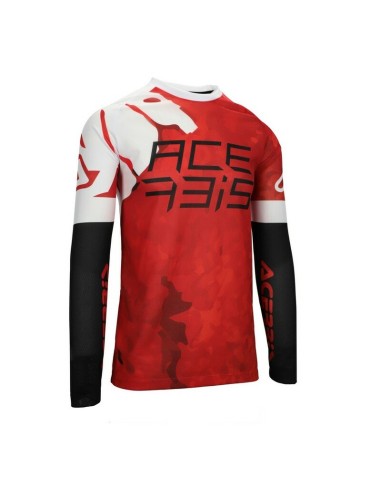 Jersey Acerbis MX J-Windy Vented Watermark Rojo/Blanco