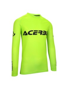 Jersey Acerbis MX J-Windy Vented Lime Light Verde/Negro