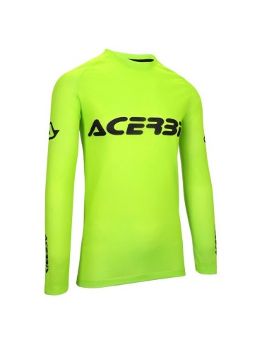 Jersey Acerbis MX J-Windy Vented Lime Light Verde/Negro