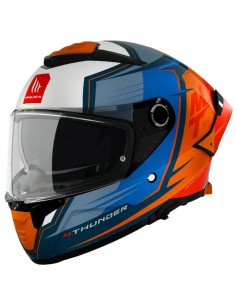 Casco MT Thunder 4 SV Pental Matt Naranja