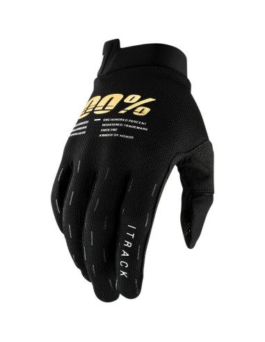 Guantes 100% Itrack Negro