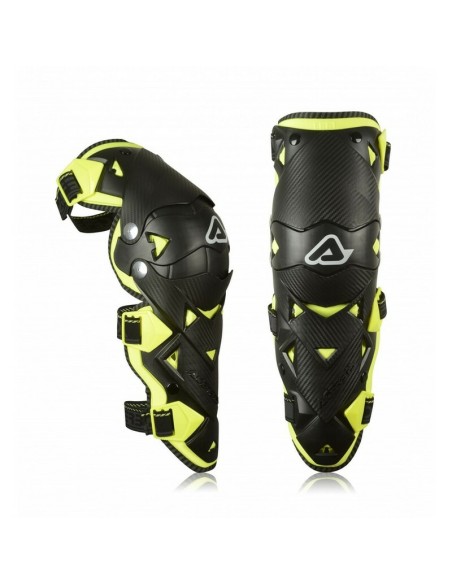 Rodilleras Acerbis Impact Evo 3.0 Negro/Amarillo Flúor