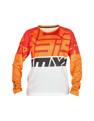 Jersey Infantil Acerbis MX J-Windy Four Vented Naranja/Blanco