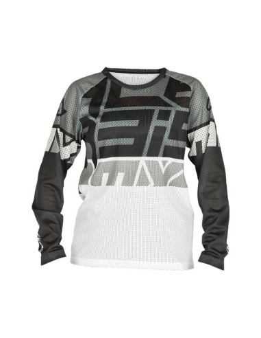 Jersey Infantil Acerbis MX J-Windy Four Vented Negro/Blanco