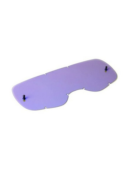 Cristal  Fox Airspace Main Mx20 Cromado Lexan Azul