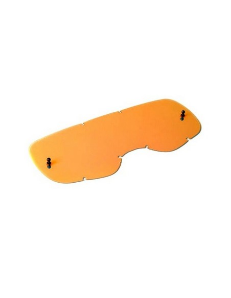 Cristal  Fox Airspace Main Mx20 Cromado Lexan Rojo