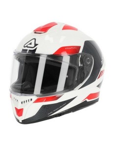 Casco Acerbis Krapon 22-06 Blanco/Rojo