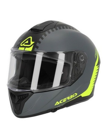 Casco Acerbis Krapon 22-06 Gris/Amarillo