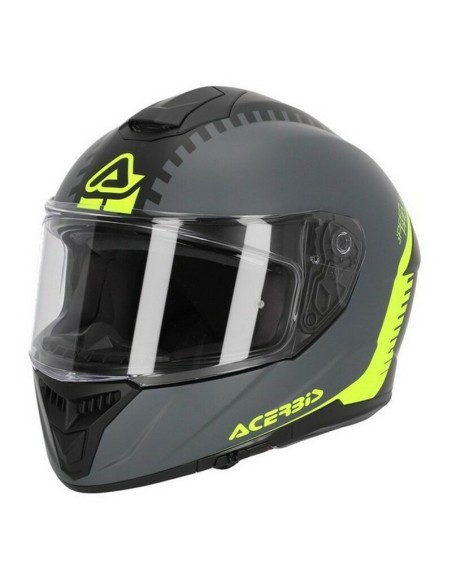 Casco Acerbis Krapon 22-06 Gris/Amarillo
