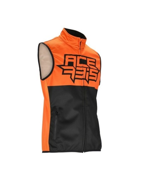 Chaleco Acerbis Softshell MX Linear Negro/Naranja