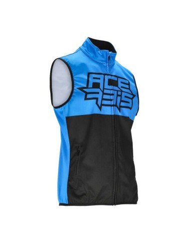 Chaleco Acerbis Softshell MX Linear Negro/Azul
