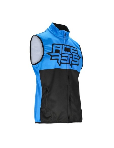 Chaleco Acerbis Softshell MX Linear Negro/Azul