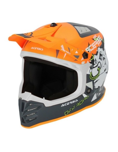 Casco Infantil Acerbis Profile Naranja/Gris