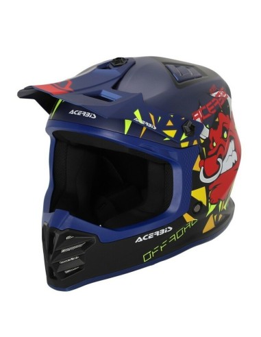 Casco Infantil Acerbis Profile Azul/Negro