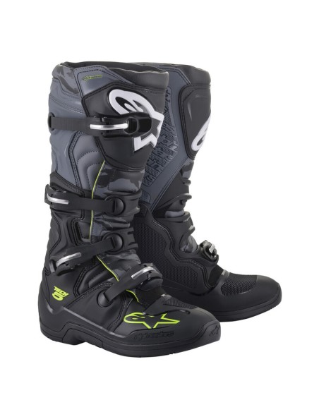 Botas Alpinestars Tech 5 Negro/Gris/Amarillo