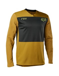 Jersey Fox Defend Off Road Mostaza