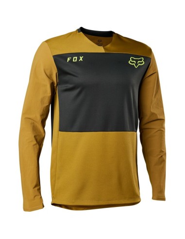 Jersey Fox Defend Off Road Mostaza