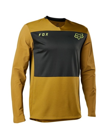 Jersey Fox Defend Off Road Mostaza