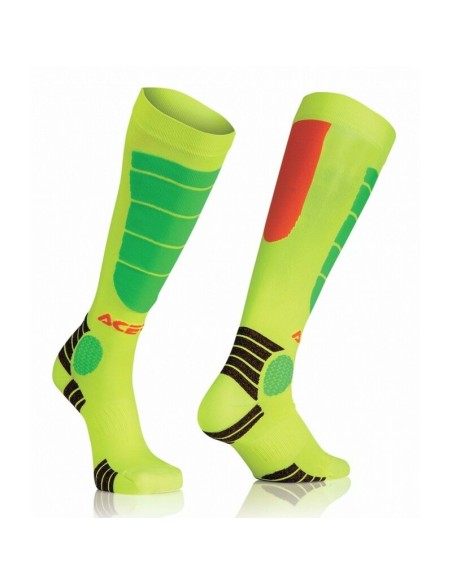 Calcetines Infantiles Acerbis MX Impact Naranja Flúor/Amarillo Flúor