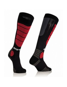 Calcetines Infantiles Acerbis MX Impact Negro/Rojo