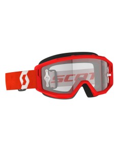 Gafas Scott Primal Lente Transparente Rojo/Blanco
