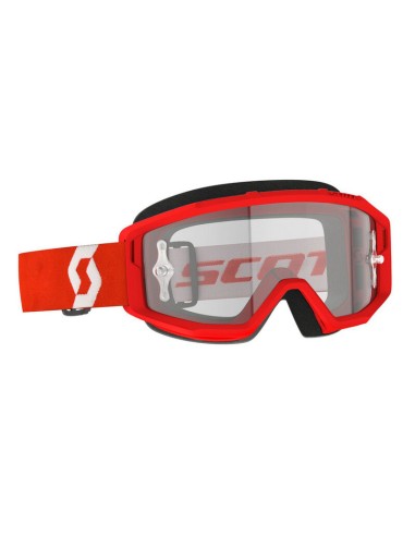 Gafas Scott Primal Lente Transparente Rojo/Blanco