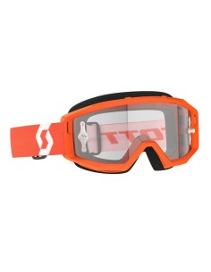 Gafas Scott Primal Lente Transparente Naranja/Blanco