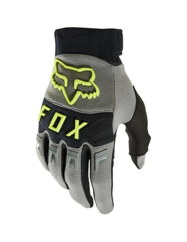 Guantes Fox Bomber CE Gris/Amarillo