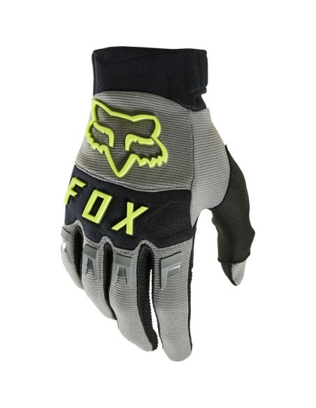 Guantes Fox Bomber CE Gris/Amarillo