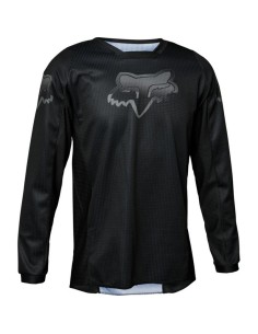 Jersey Infantil Fox 180 Blackout Negro/Negro