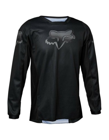 Jersey PeeWee Fox 180 Blackout Negro/Negro