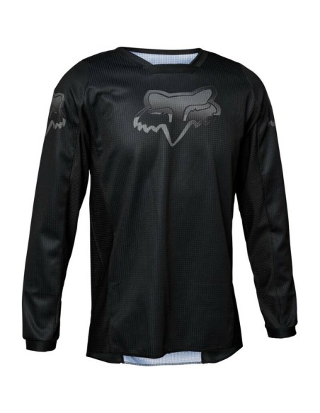 Jersey PeeWee Fox 180 Blackout Negro/Negro