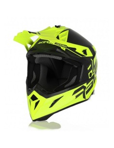 Casco Acerbis Steel Carbon Amarillo Fluo