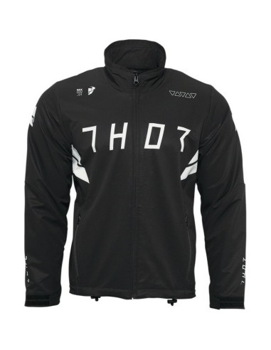 Chaqueta Warm Up Negro/Blanco