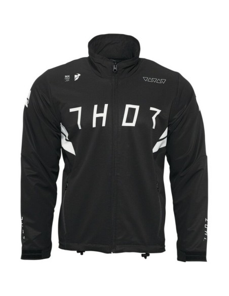 Chaqueta Warm Up Negro/Blanco