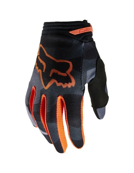 Guantes Infantiles Fox 180 BNKR Camuflaje Gris