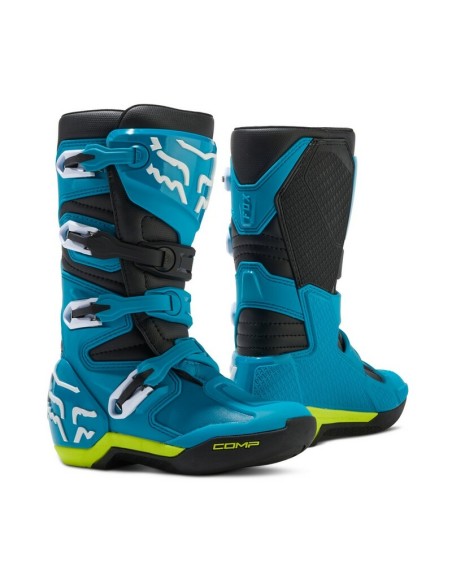 Botas Infantiles Fox Comp Azul/Amarillo