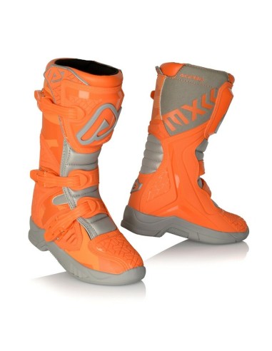 Botas Infantiles Acerbis X-Team Naranja/Gris