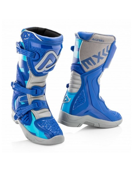 Botas Infantiles Acerbis X-Team Azul/Gris