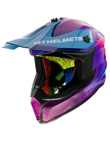 Casco MT Falcon System Gloss Rosa